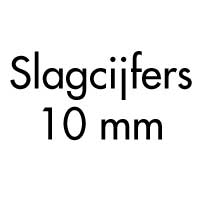 Slagcijfers 10 mm