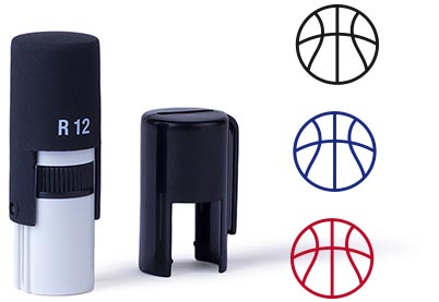 Vind-ik-leuk-stempel Basketbal Ø10 mm