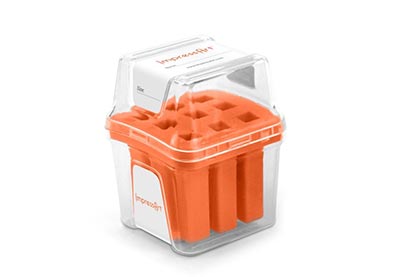 ImpressArt opbergdoos 3 mm 9 vakjes Oranje