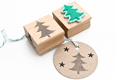 Kerstboom 2 stempel | Miss Honeybird