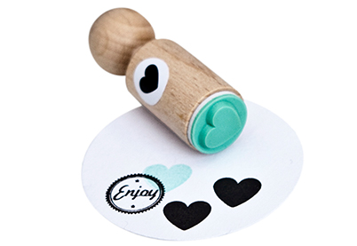 Hart stempel | Miss Honeybird Mini