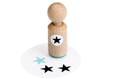 Ster stempel | Miss Honeybird Mini