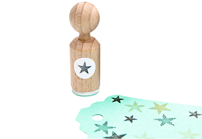 Gestipte ster stempel | Miss Honeybird Mini