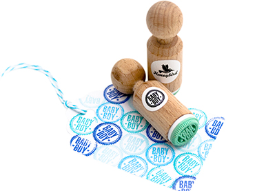 Baby Boy stempel | Miss Honeybird Mini