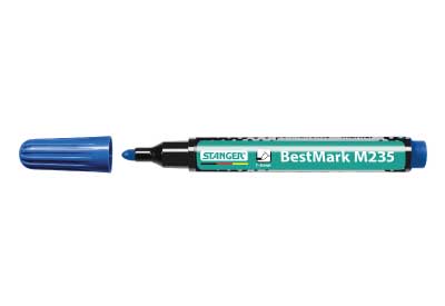 M235 Permanent Marker Blauw 1-3 mm, 10 stuks | Stanger