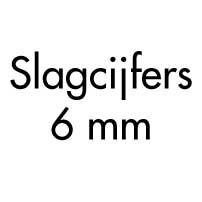 Slagcijfers 6 mm