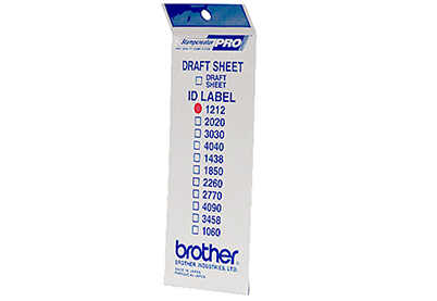 Brother ID-1212 Draft sheet | 12x12 mm