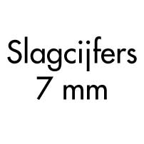 Slagcijfers 7 mm