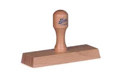 Houten Stempel 120 x  40 mm