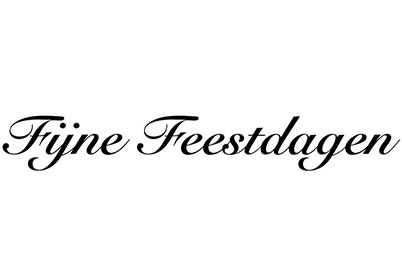 Fijne Feestdagen