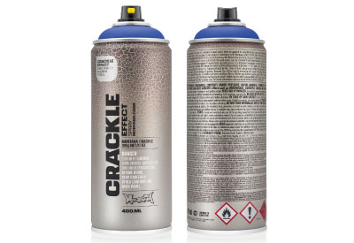 Spuitbus Crackle Lakspray Gentiaanblauw 400 ml | Montana