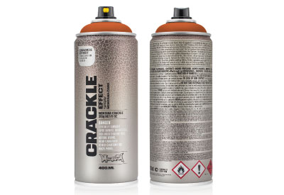 Spuitbus Crackle Lakspray Koperbruin 400 ml | Montana