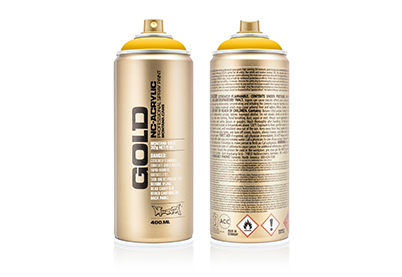 Spuitbus Verfspray Diepgeel 400 ml | Montana Gold