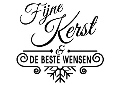 Kerststempel 29 Fijne kerst | beste wensen