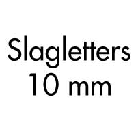 Slagletters 10 mm