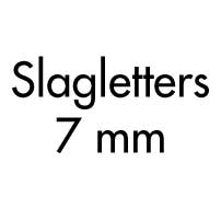 Slagletters 7 mm