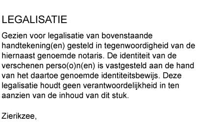 LEGALISATIE Notarisstempel Trodat Professional 5211