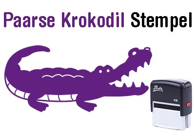 Paarse Krokodil Stempel 2 Posta P30