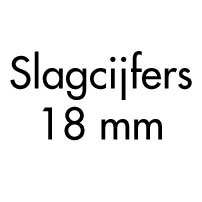 Slagcijfers 18 mm