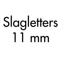 Slagletters 11 mm