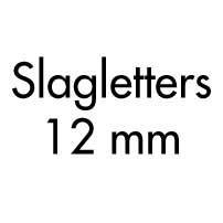 Slagletters 12 mm