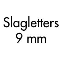 Slagletters 9 mm